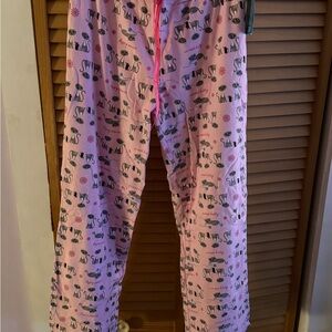 Mudd Pink Kids Pajama Bottoms with Starry Print